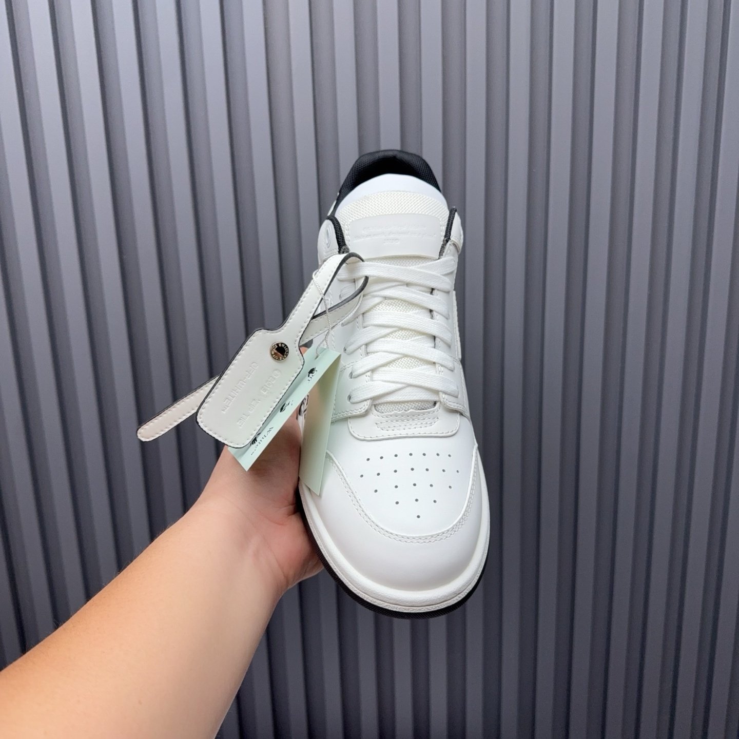 Off-White Out Of Office "Off-White" White Black - immagine 2