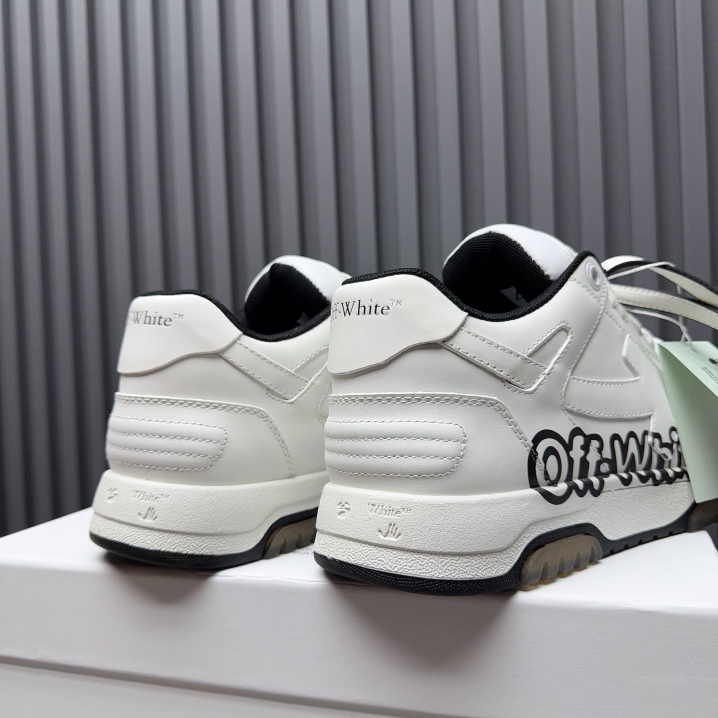 Off-White Out Of Office "Off-White" White Black - immagine 3