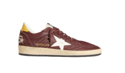 Golden Goose Ball Star "Chocolate Nubuck / White Star / Mustard Heel"