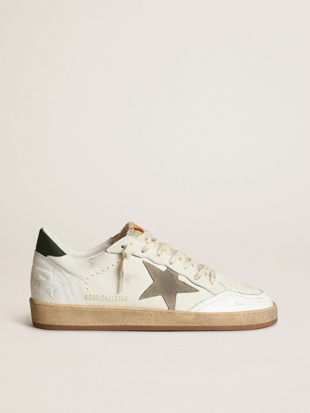 Golden Goose Ball Star "White Nappa / Dove Gray Suede Star" - immagine 2