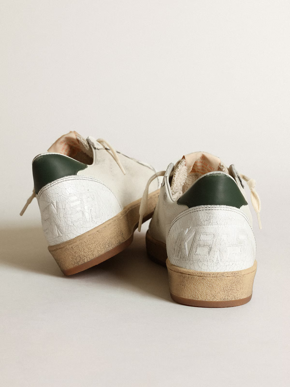 Golden Goose Ball Star "White Nappa / Dove Gray Suede Star" - immagine 5