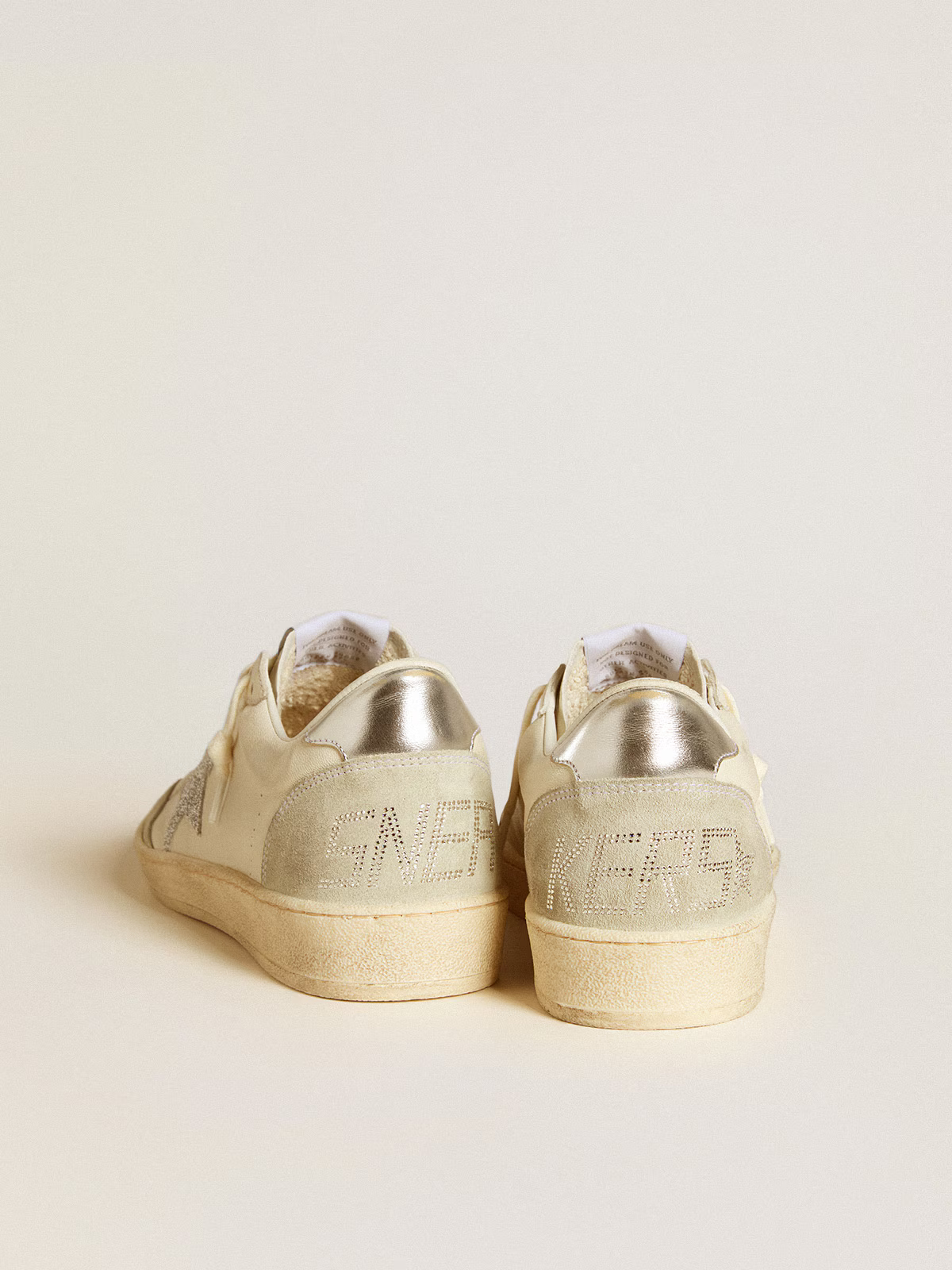 Golden Goose Ball Star "Swarovski Crystal Star / Metallic Silver Heel" - immagine 2