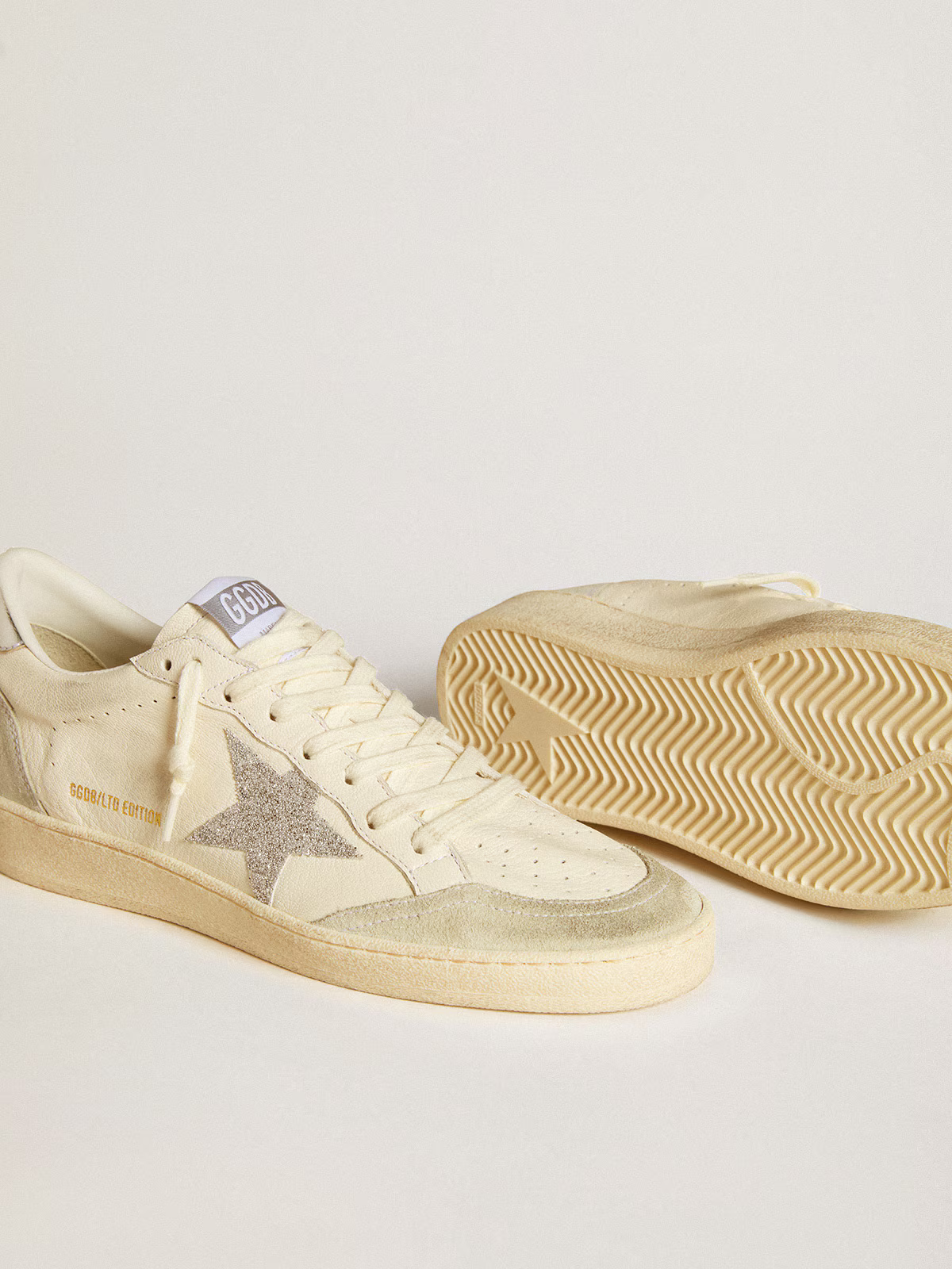 Golden Goose Ball Star "Swarovski Crystal Star / Metallic Silver Heel" - immagine 3