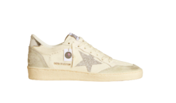 Golden Goose Ball Star "Swarovski Crystal Star / Metallic Silver Heel"