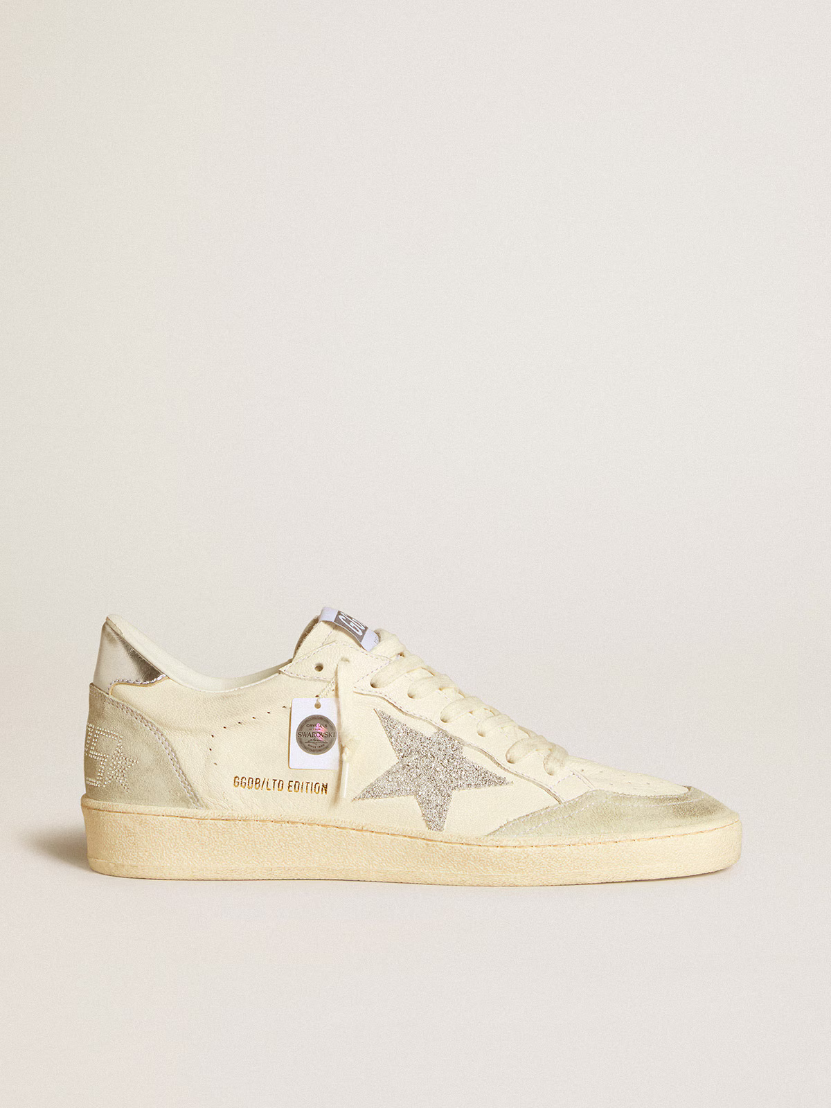 Golden Goose Ball Star "Swarovski Crystal Star / Metallic Silver Heel" - immagine 5