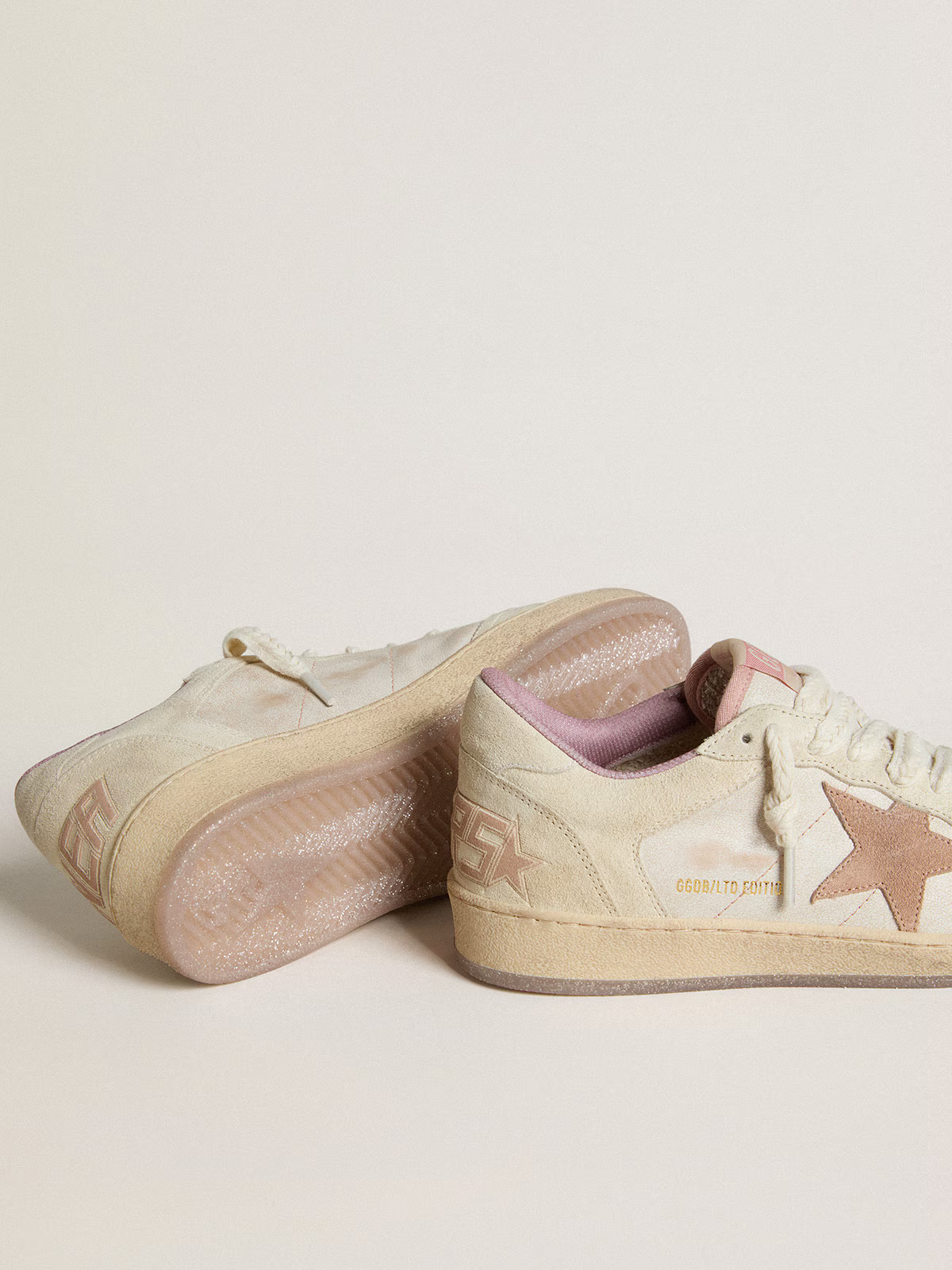 Golden Goose Ball Star “Leather and Suede / Suede Star / Suede Heel” - immagine 4