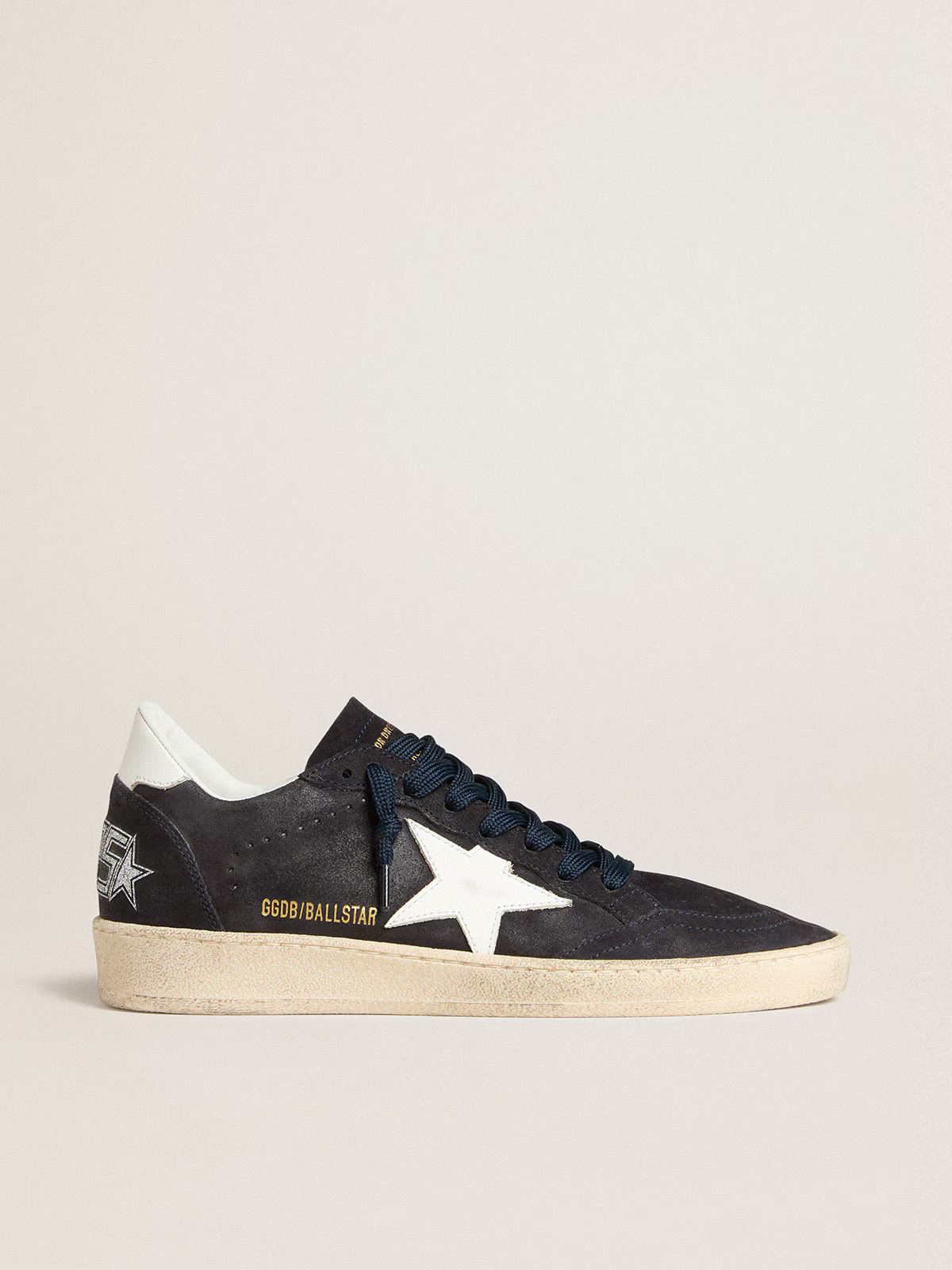 Golden Goose Ball Star "Navy Suede / White Star and Heel" - immagine 2