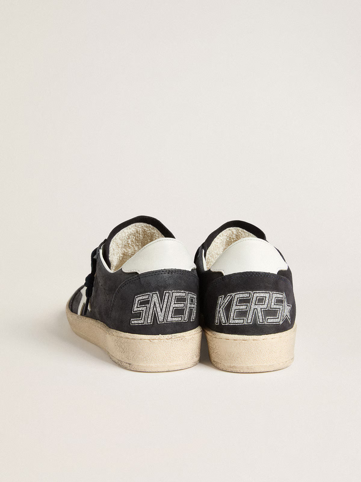 Golden Goose Ball Star "Navy Suede / White Star and Heel" - immagine 5