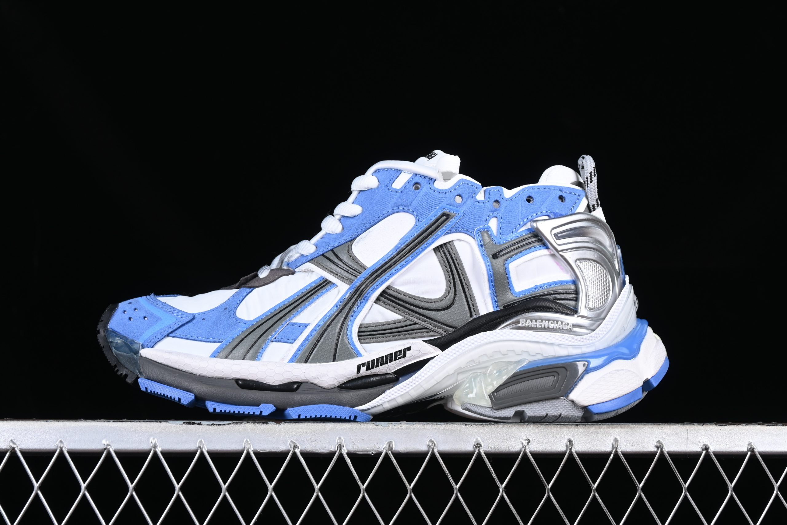 Balenciaga Runner Blue White Grey - immagine 2