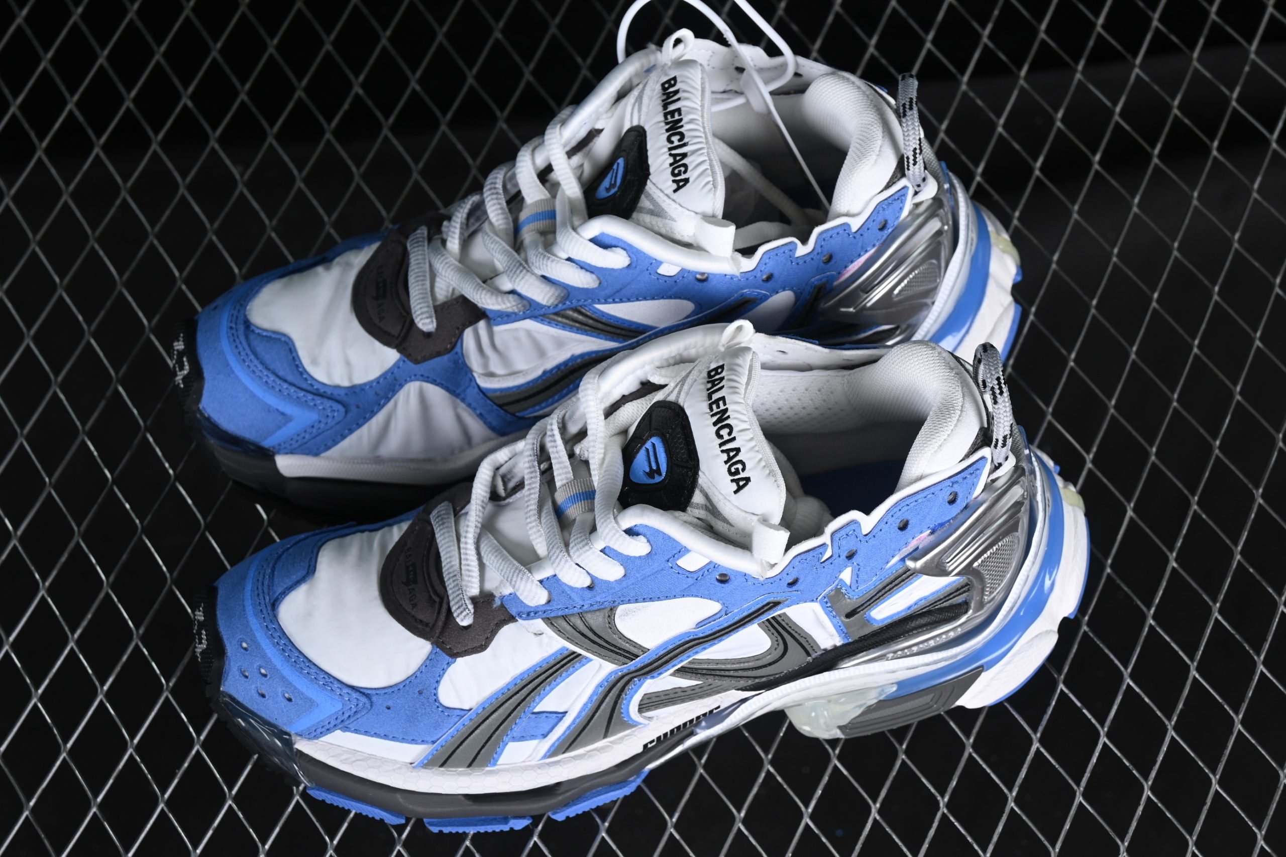 Balenciaga Runner Blue White Grey - immagine 7