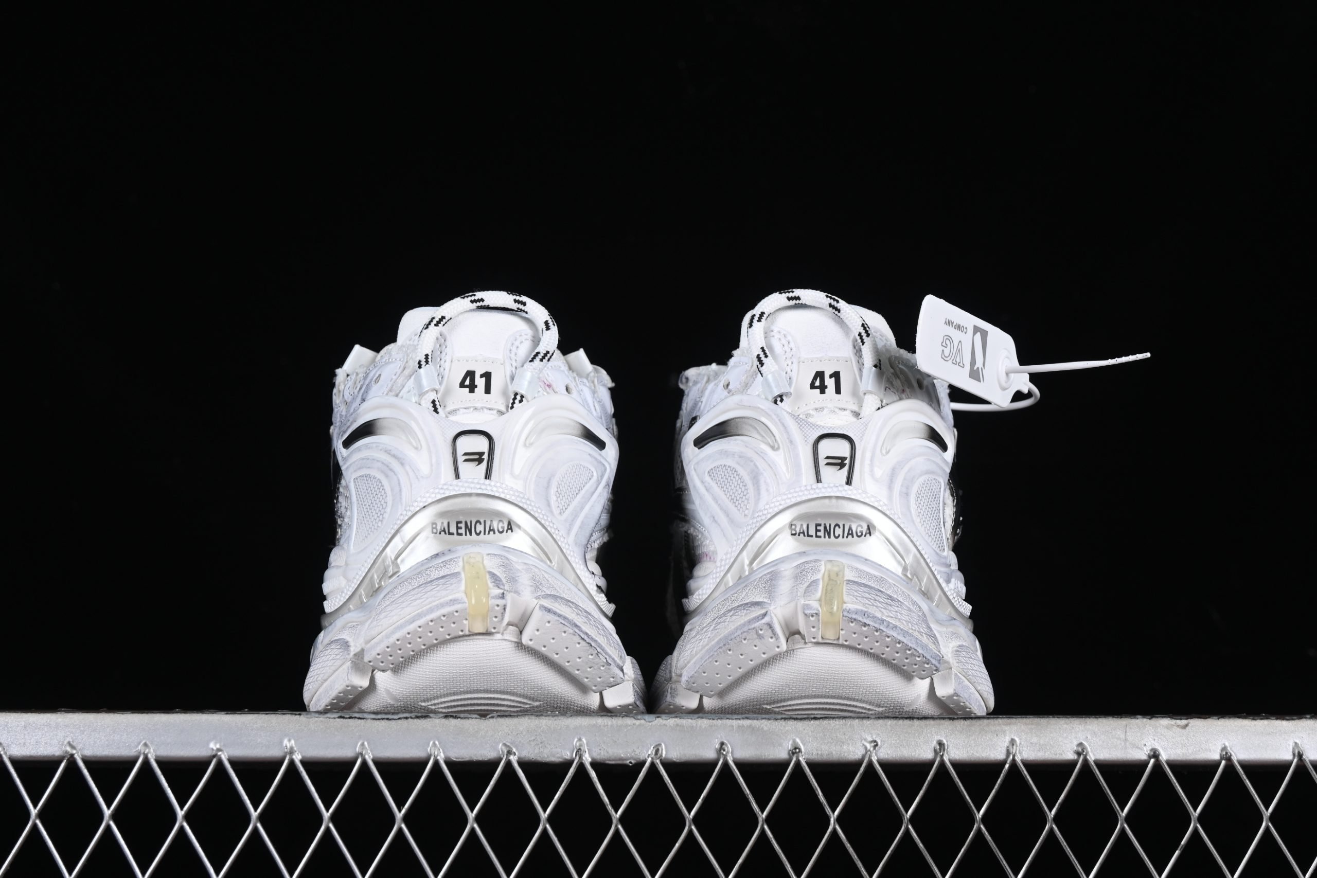 Balenciaga Runner Gardient White Black - immagine 5