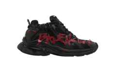Balenciaga Runner Graffiti Black Red