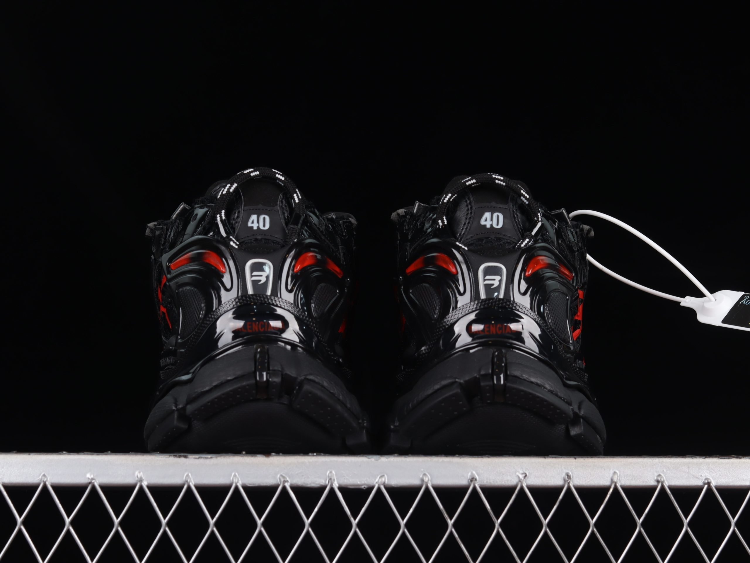 Balenciaga Runner Graffiti Black Red - immagine 5