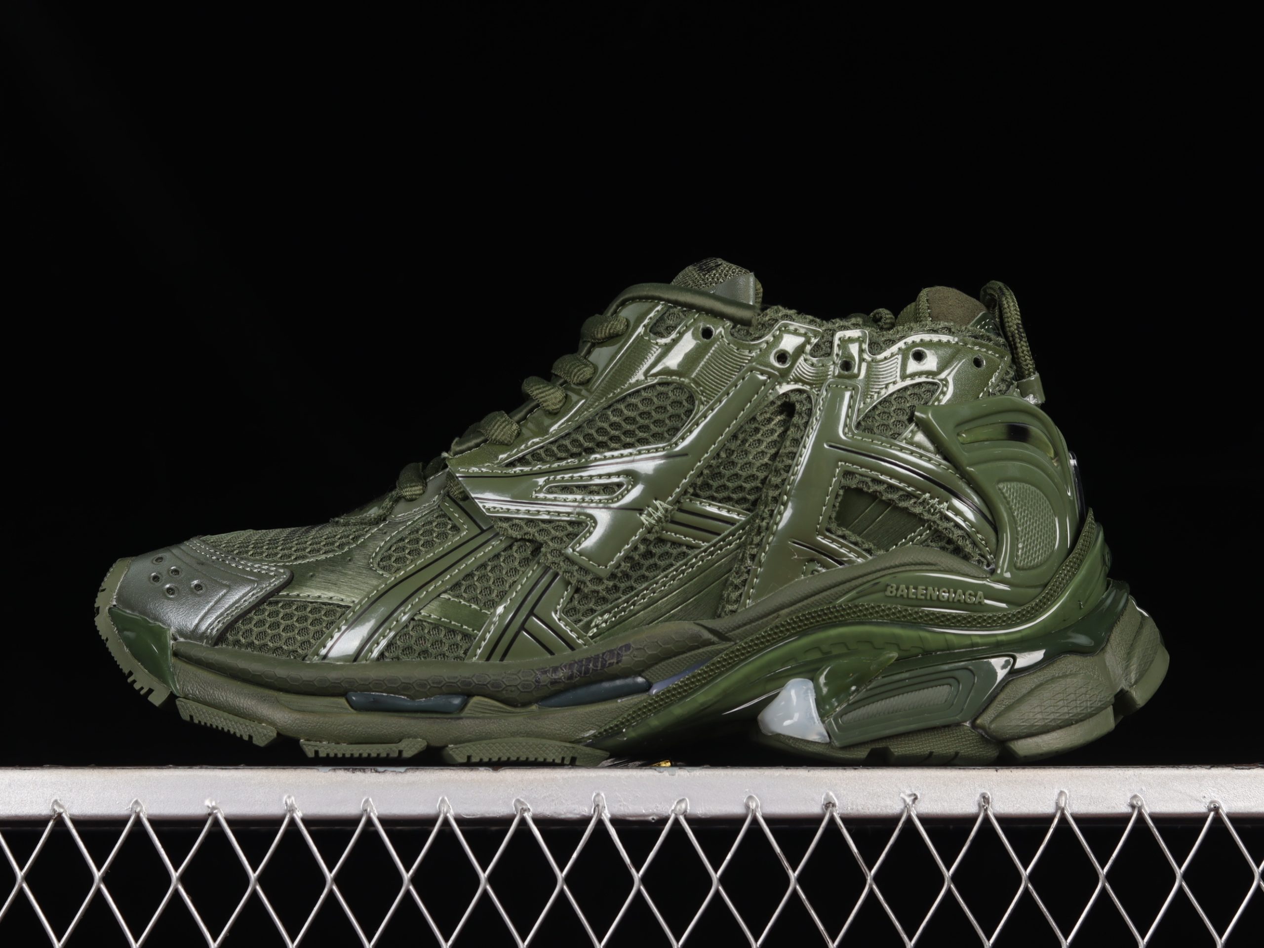 Balenciaga Runner Leather Free Khaki - immagine 2