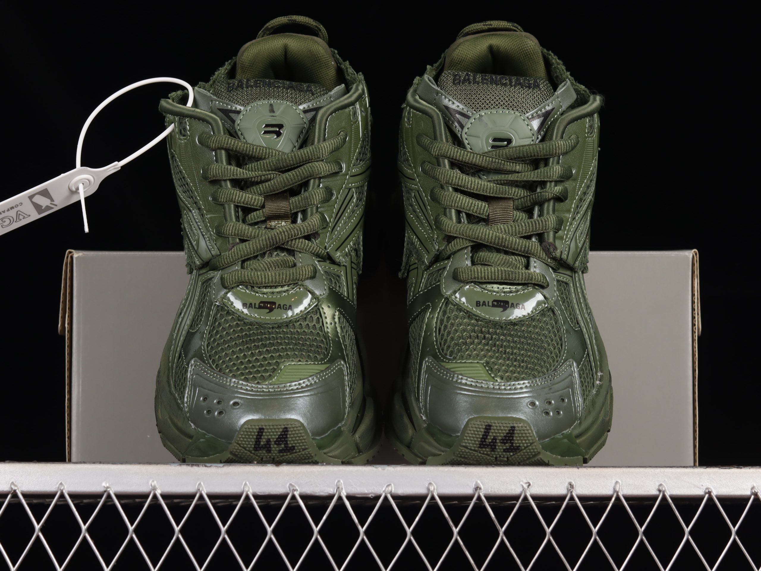 Balenciaga Runner Leather Free Khaki - immagine 6