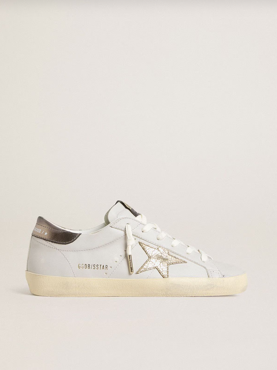 Golden Goose Superstar Bianco e Dorato - immagine 2