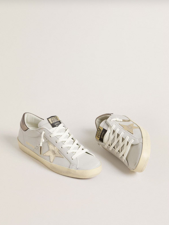 Golden Goose Superstar Bianco e Dorato - immagine 4
