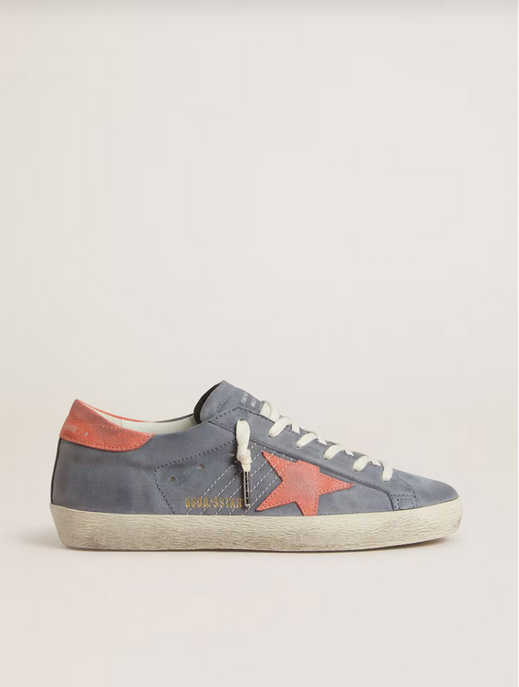 Golden Goose Superstar Blu e Talloncino Rosa - immagine 2