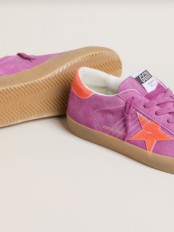 Golden Goose Superstar Camoscio Fuchsia - immagine 5