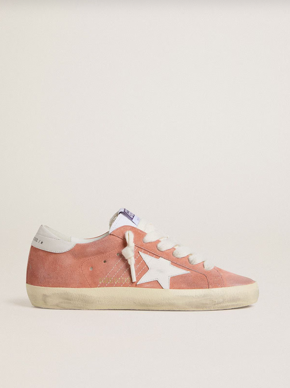 Golden Goose Superstar Corallo e Talloncino Bianco - immagine 2