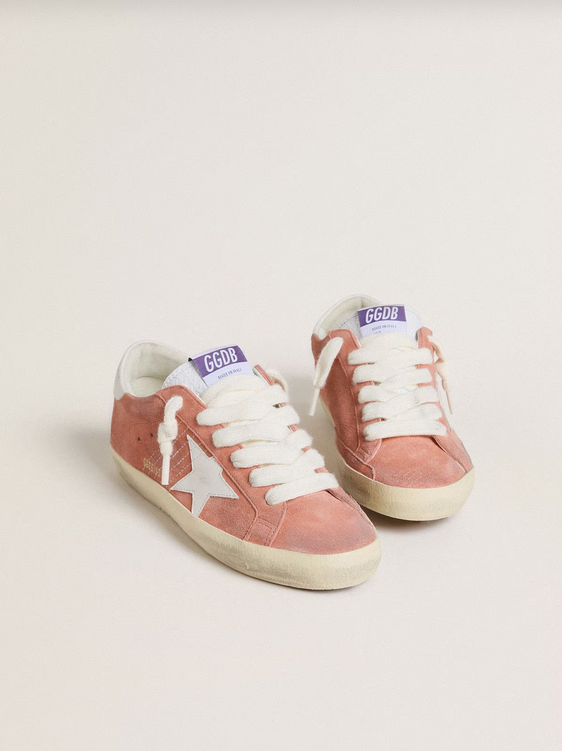 Golden Goose Superstar Corallo e Talloncino Bianco - immagine 3