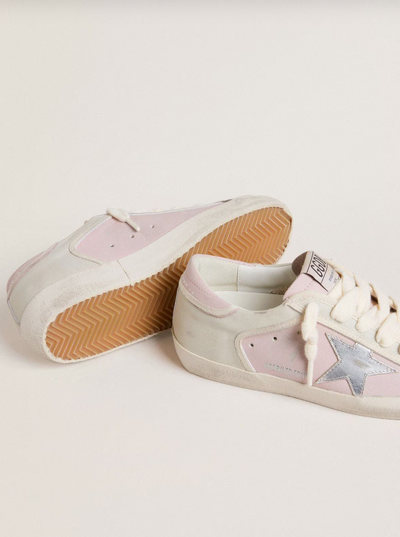 Golden Goose Superstar LTD in Pelle Rosa - immagine 3
