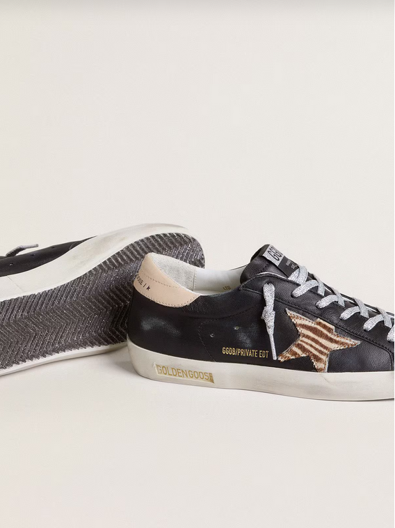 Golden Goose Superstar Nere Zebra - immagine 3