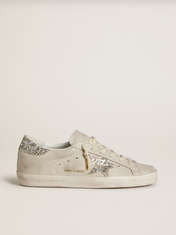 Golden Goose Superstar Stella e Talloncino Platino - immagine 2