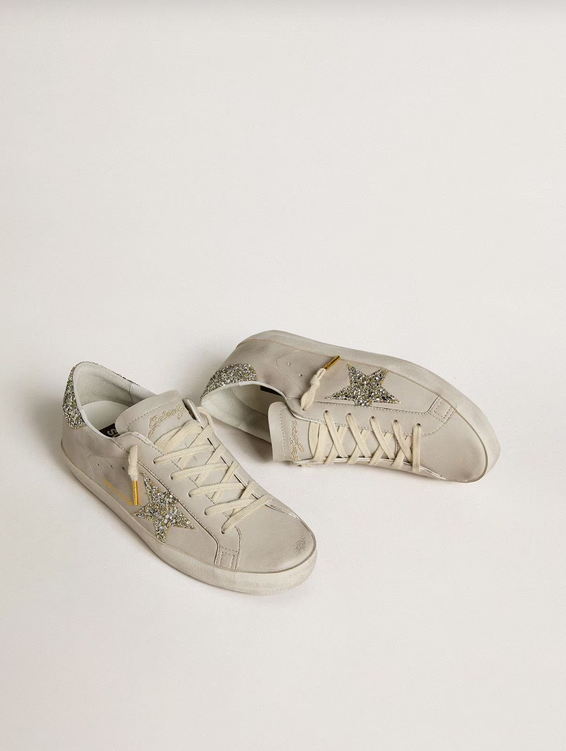 Golden Goose Superstar Stella e Talloncino Platino - immagine 3