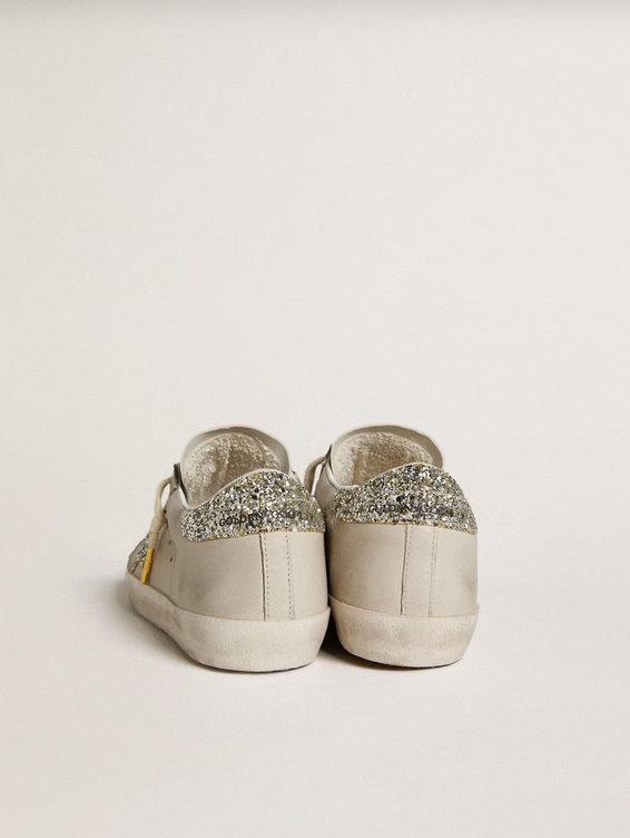 Golden Goose Superstar Stella e Talloncino Platino - immagine 4