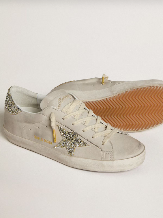 Golden Goose Superstar Stella e Talloncino Platino - immagine 5