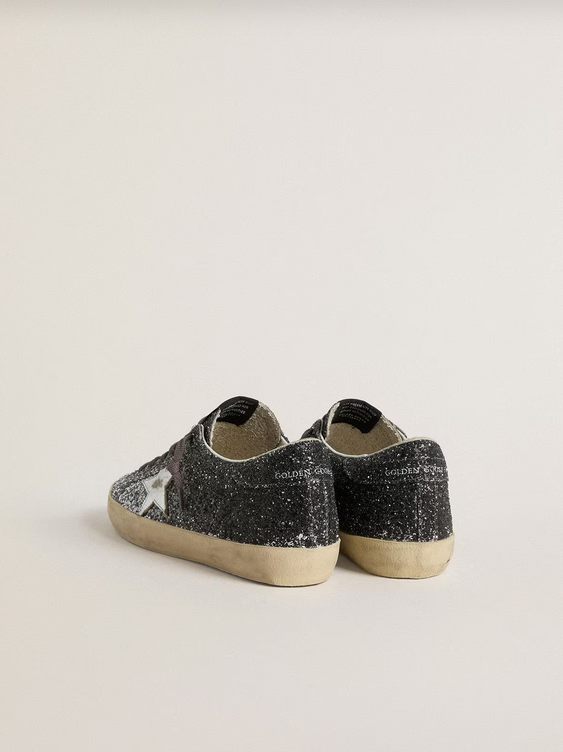 Golden Goose Superstar in Glitter Argento - immagine 4