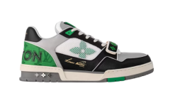 LV Skate Monogram Strap black White Green