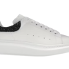 McQueen Oversized Bianco Cristalli Neri
