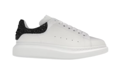 McQueen Oversized Bianco Cristalli Neri