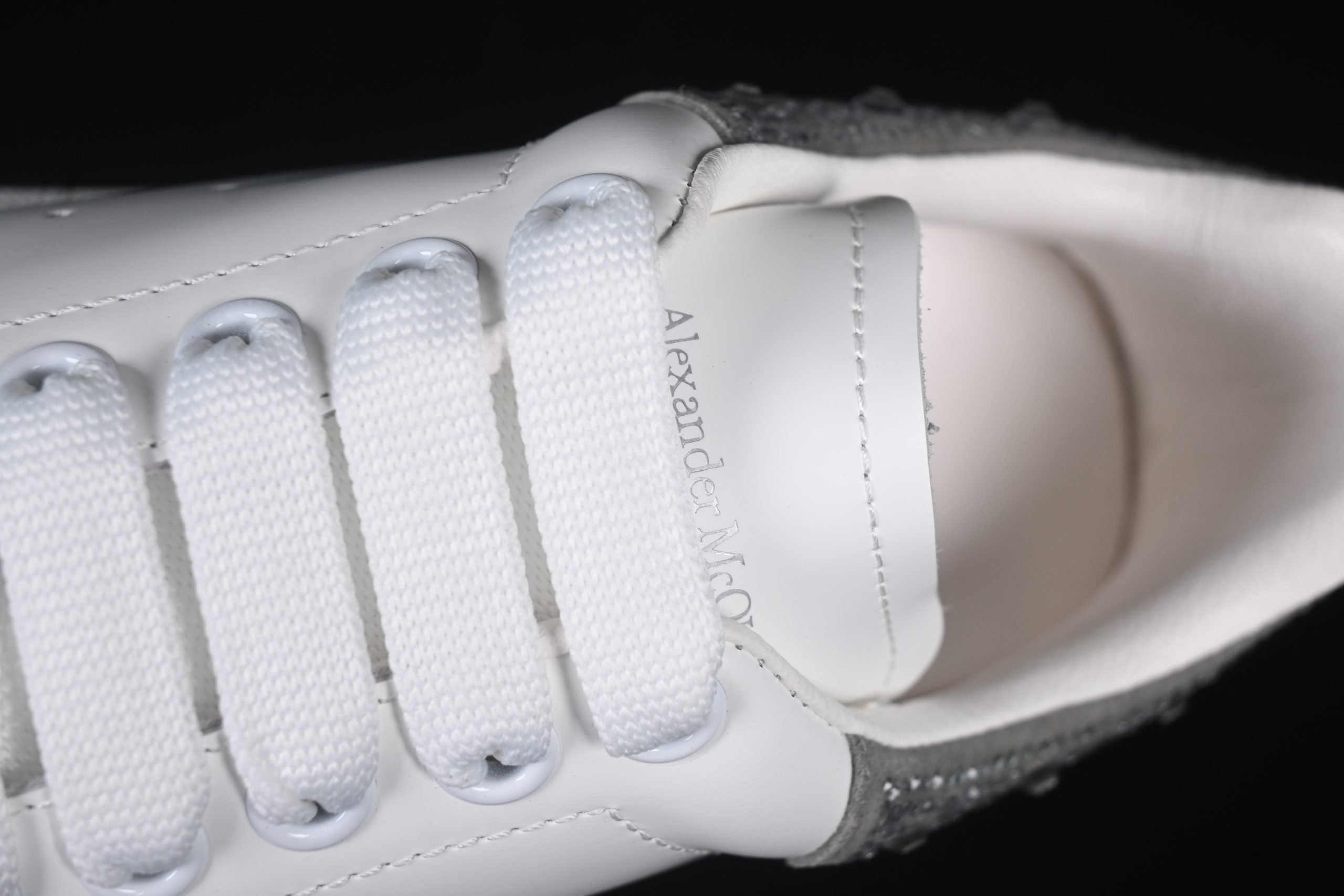McQueen Oversized Bianco Cristalli Silver - immagine 7