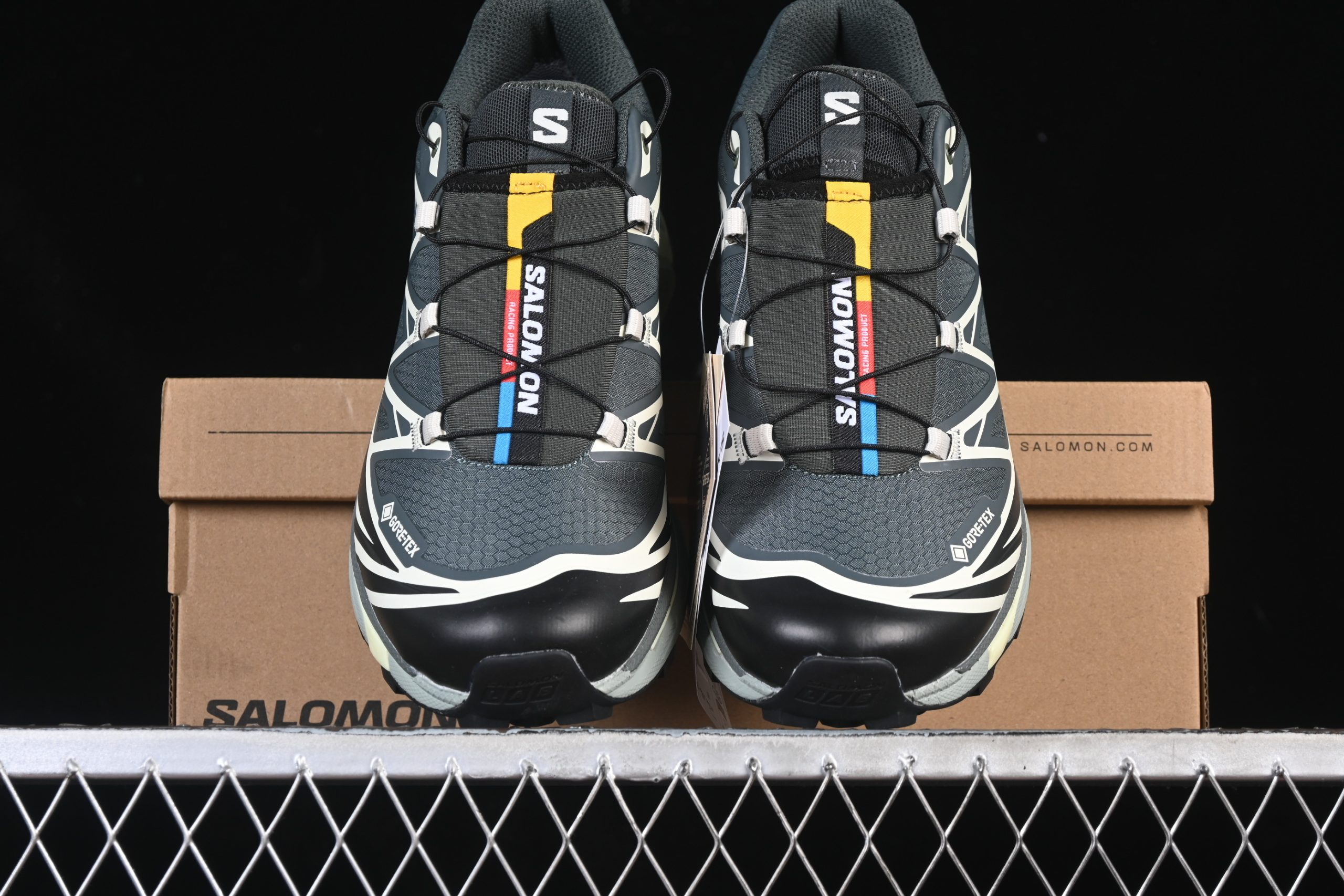 Salomon XT-6 Gore-Tex Negro Lima Crema - immagine 6