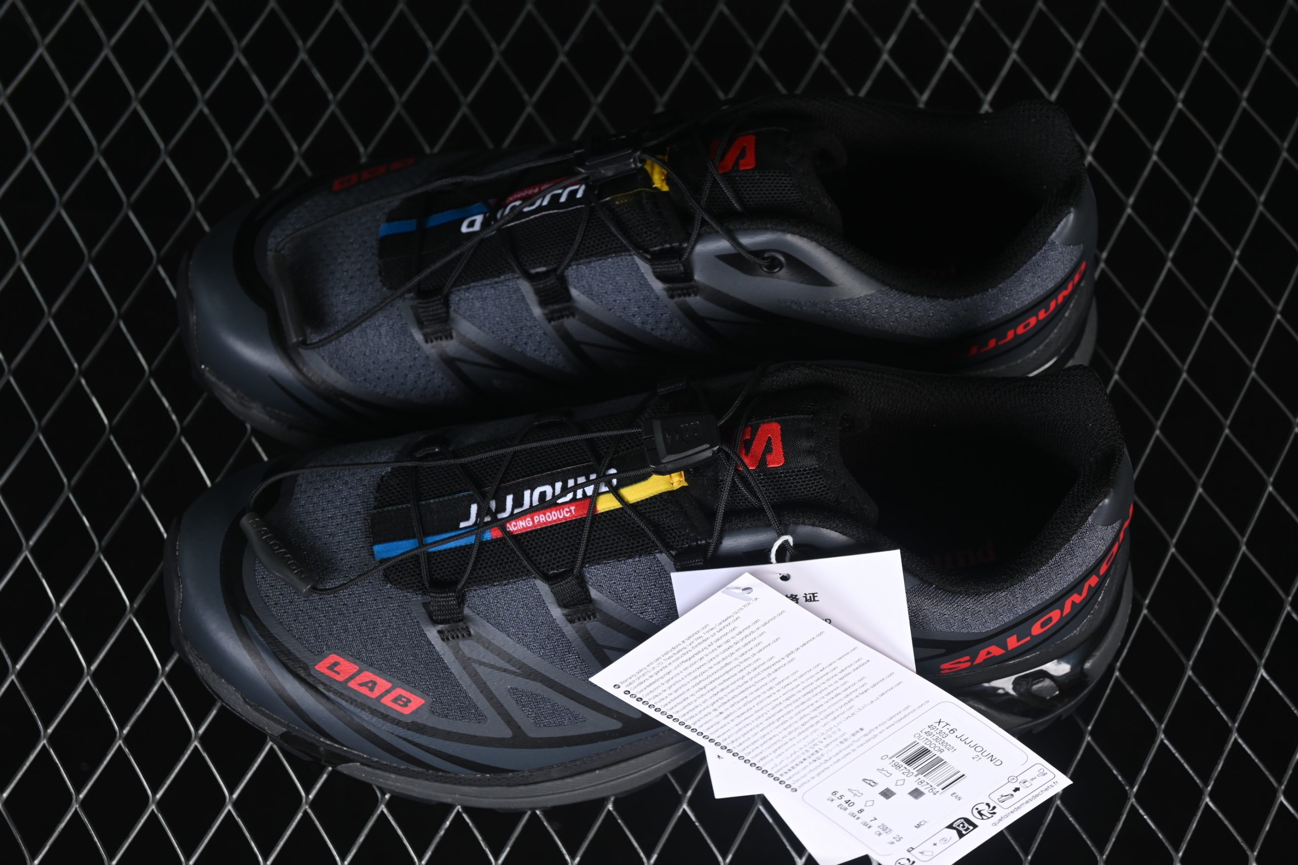 Salomon XT-6 JJJJound Black Fiery Red - immagine 7