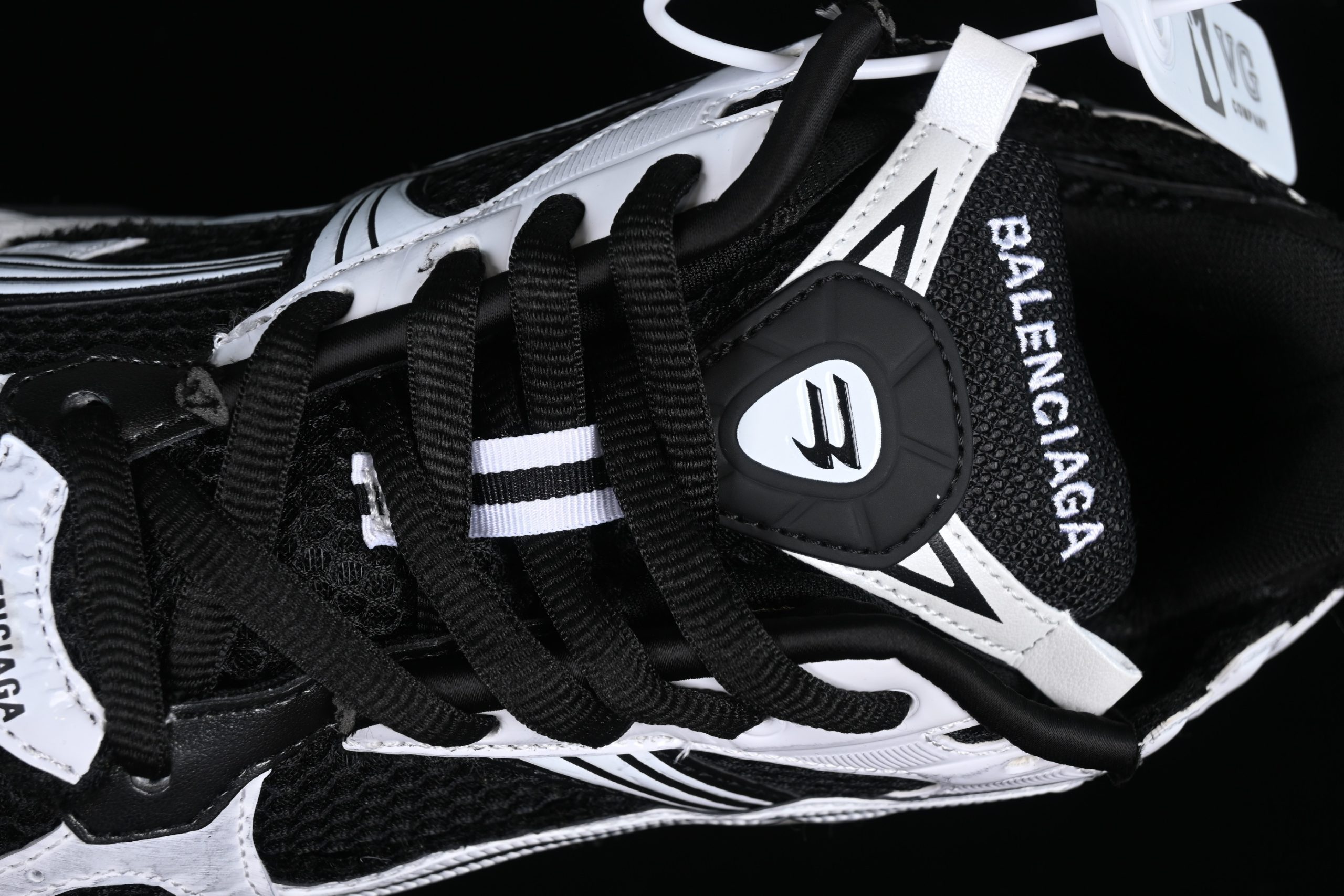 Balenciaga Runner Black White - immagine 8
