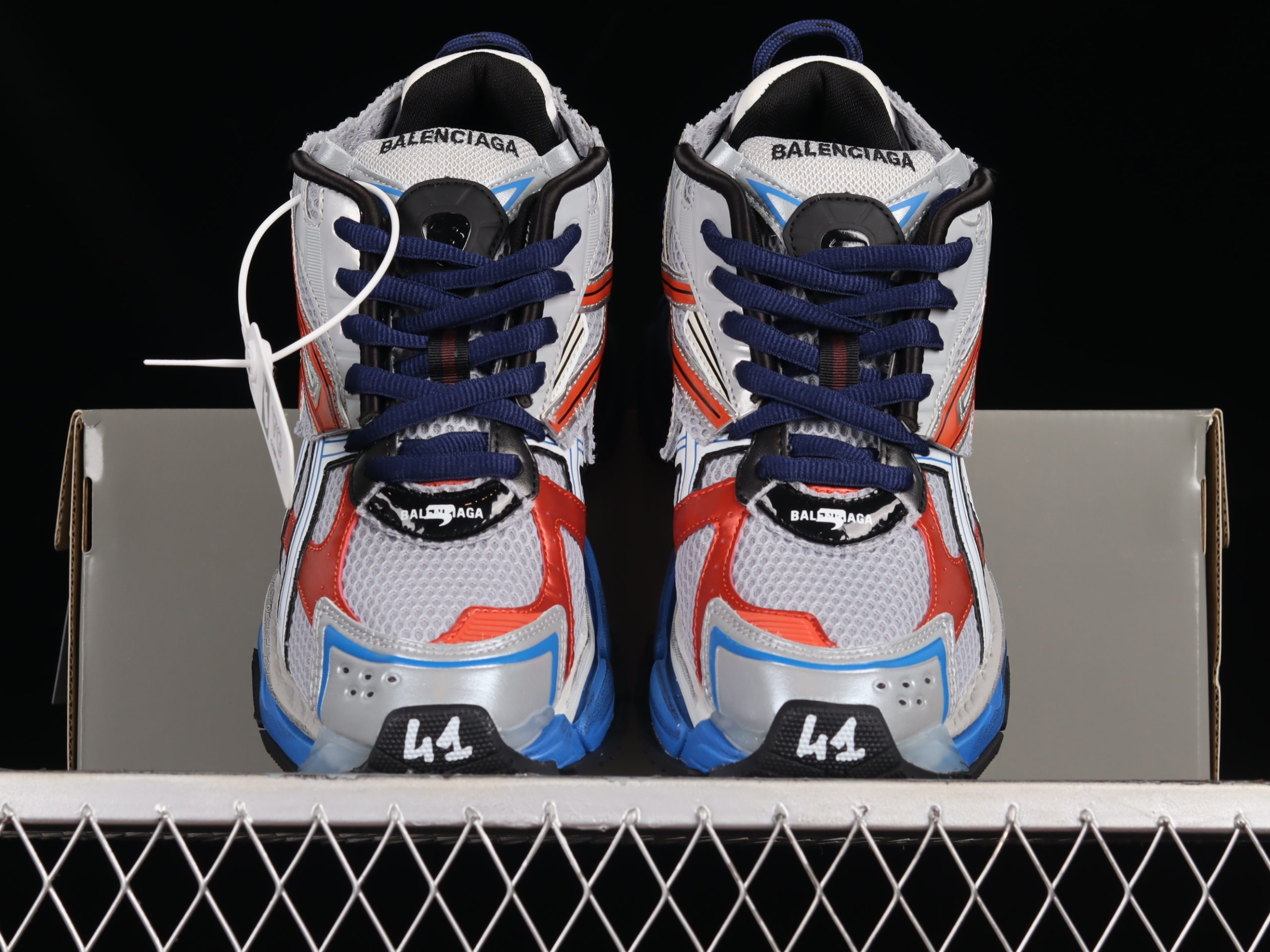 Balenciaga Runner Grey Blue Red Black - immagine 5