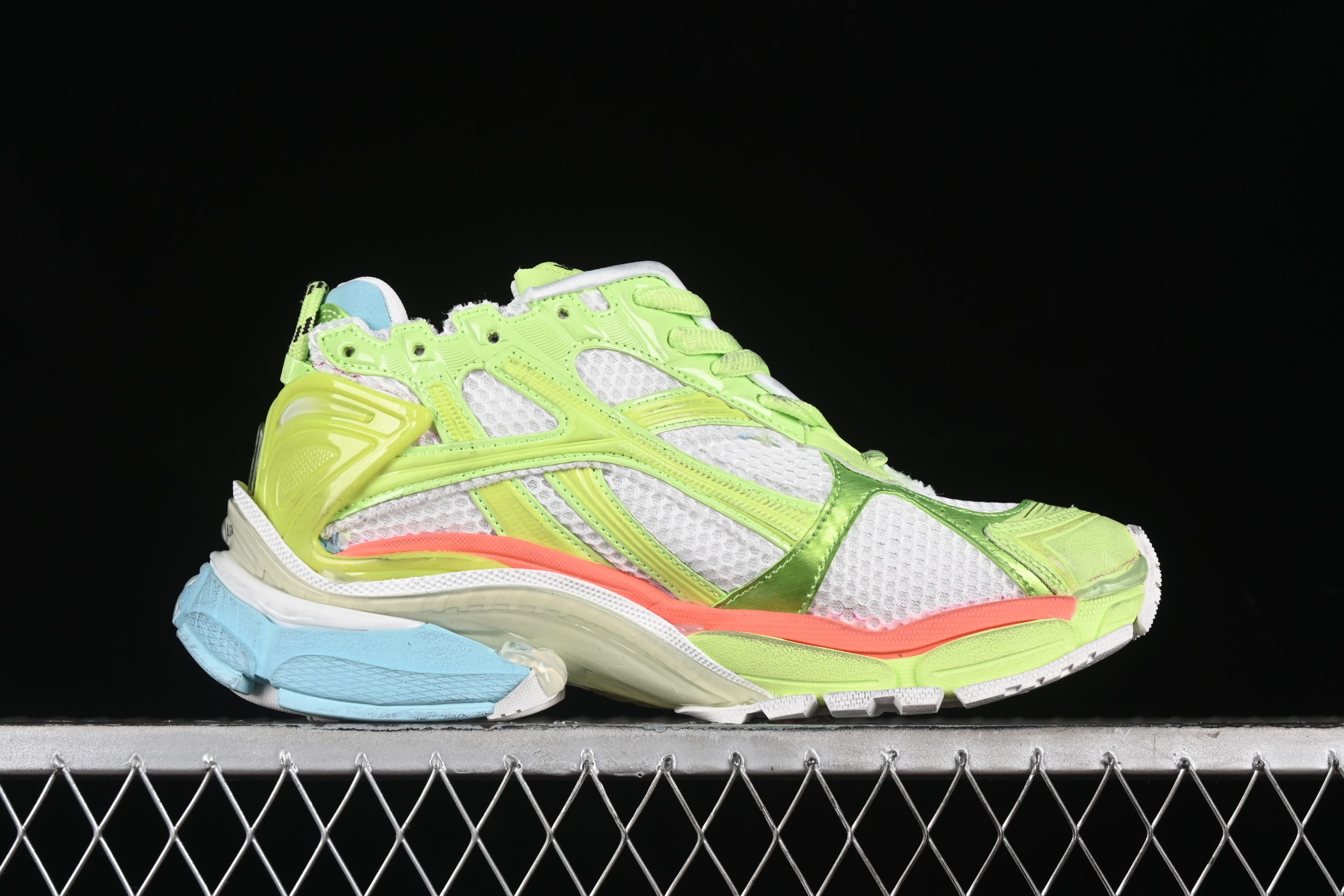 Balenciaga Runner White Fluo Yellow Red Blue - immagine 3
