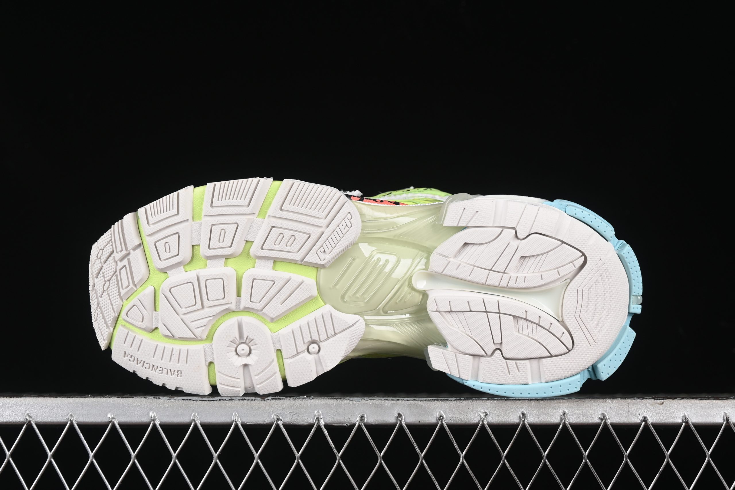 Balenciaga Runner White Fluo Yellow Red Blue - immagine 4