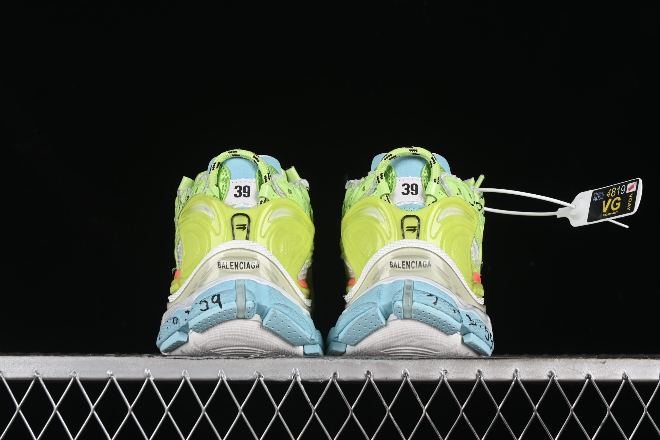 Balenciaga Runner White Fluo Yellow Red Blue - immagine 5