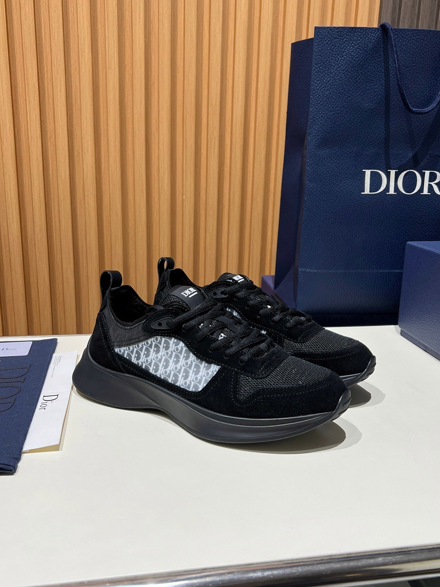 Dior B25 Black Oblique Mesh - immagine 2