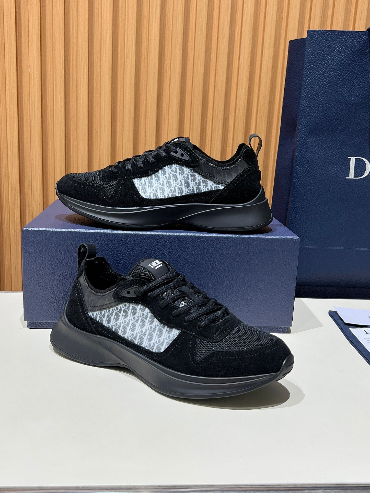 Dior B25 Black Oblique Mesh - immagine 3