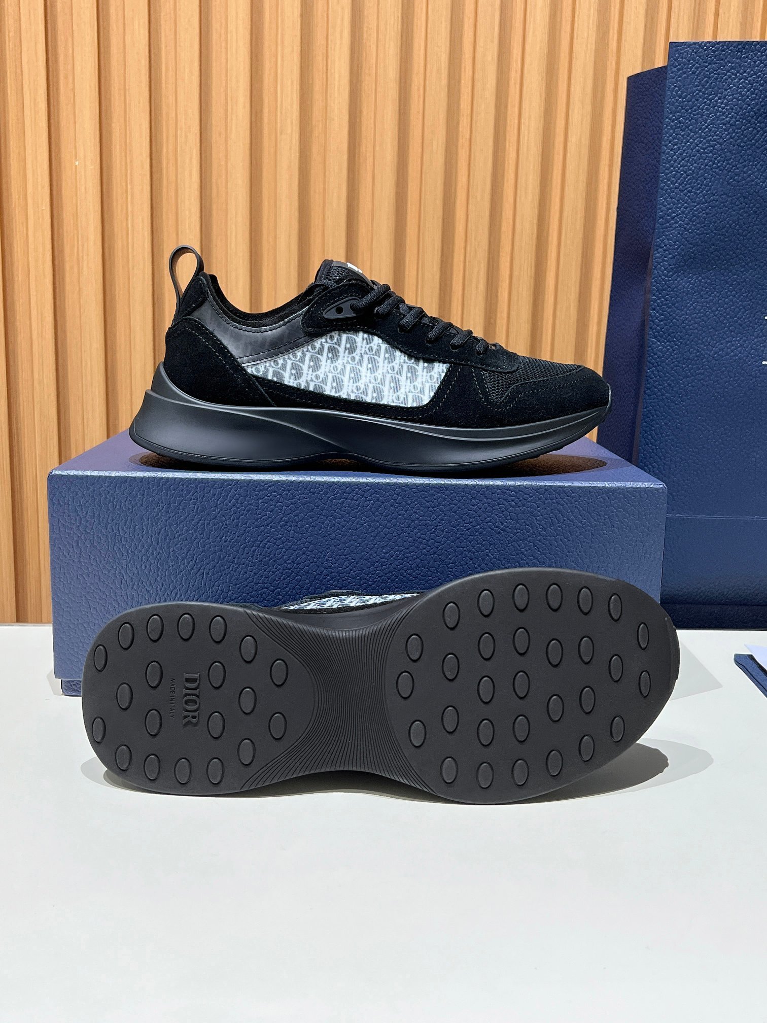 Dior B25 Black Oblique Mesh - immagine 4