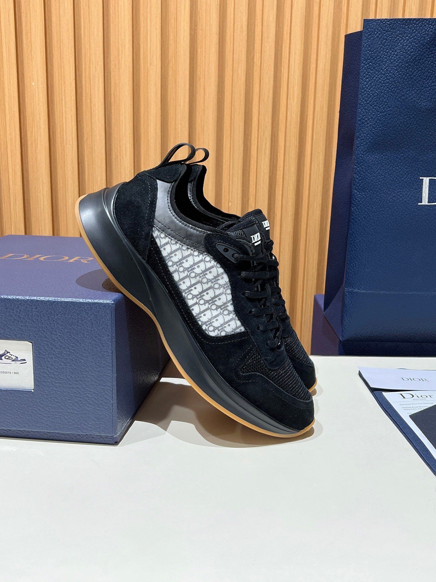 Dior B25 Black Oblique Suede - immagine 2