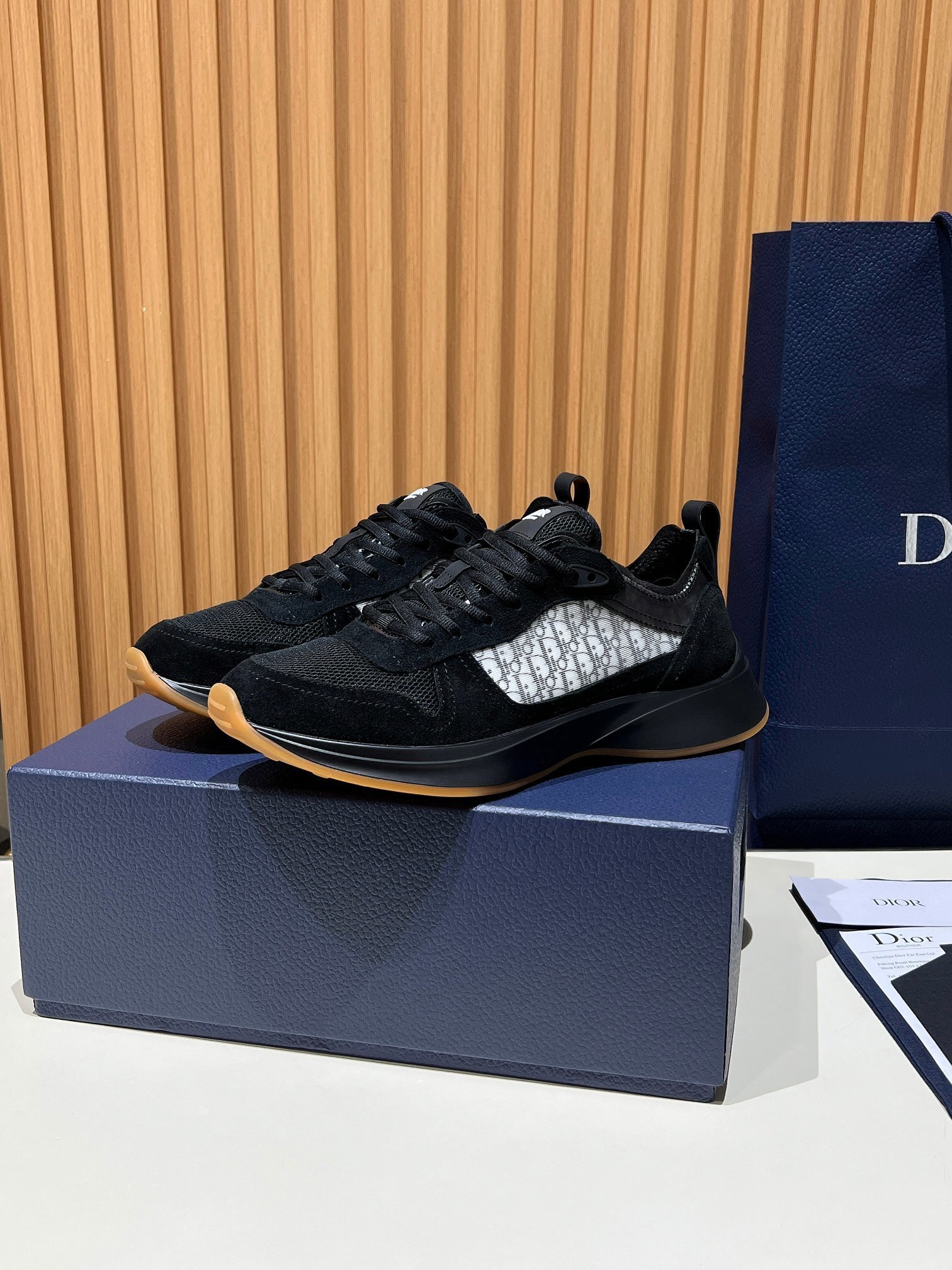 Dior B25 Black Oblique Suede - immagine 5