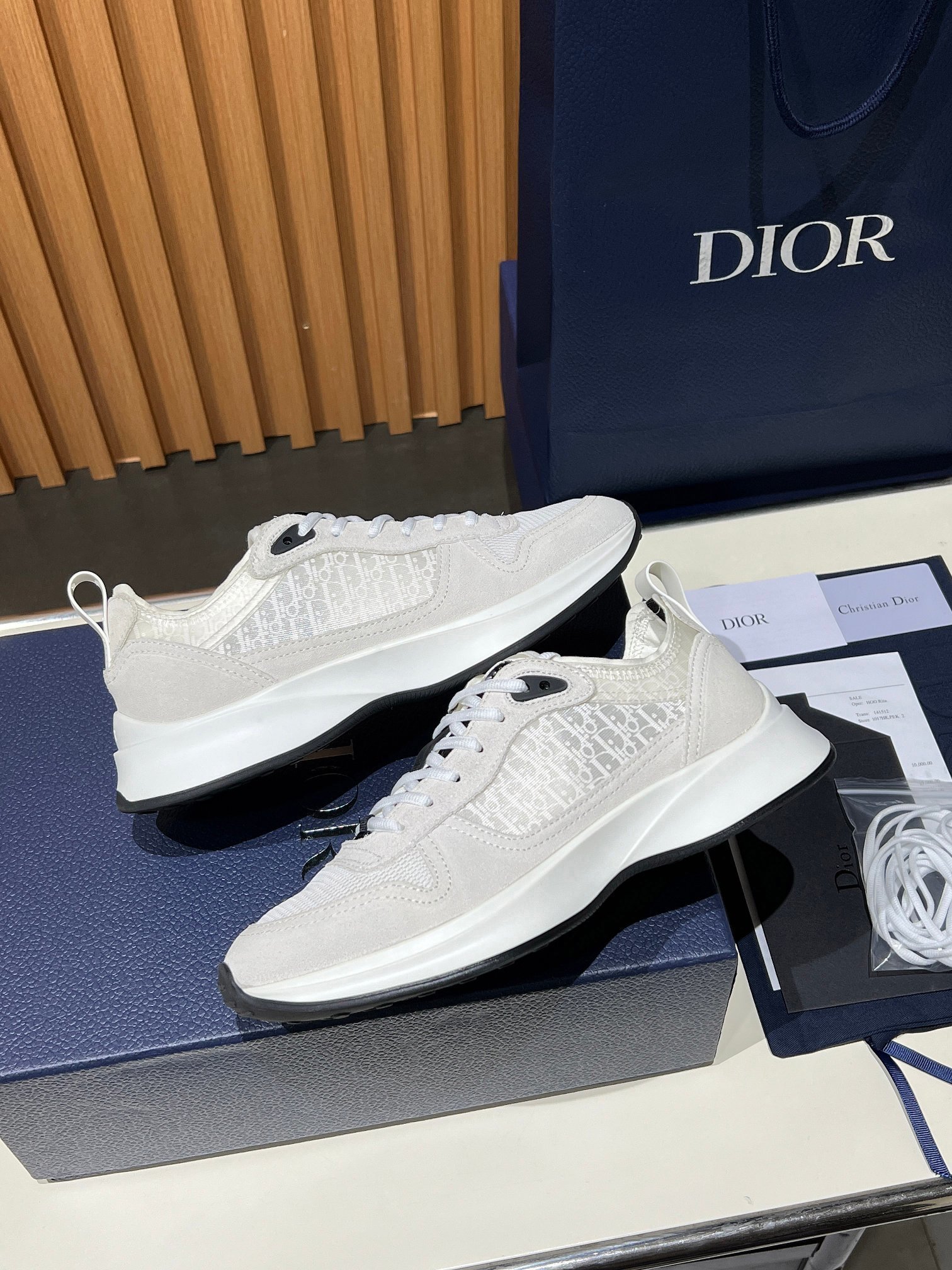 Dior B25 White Suede - immagine 4