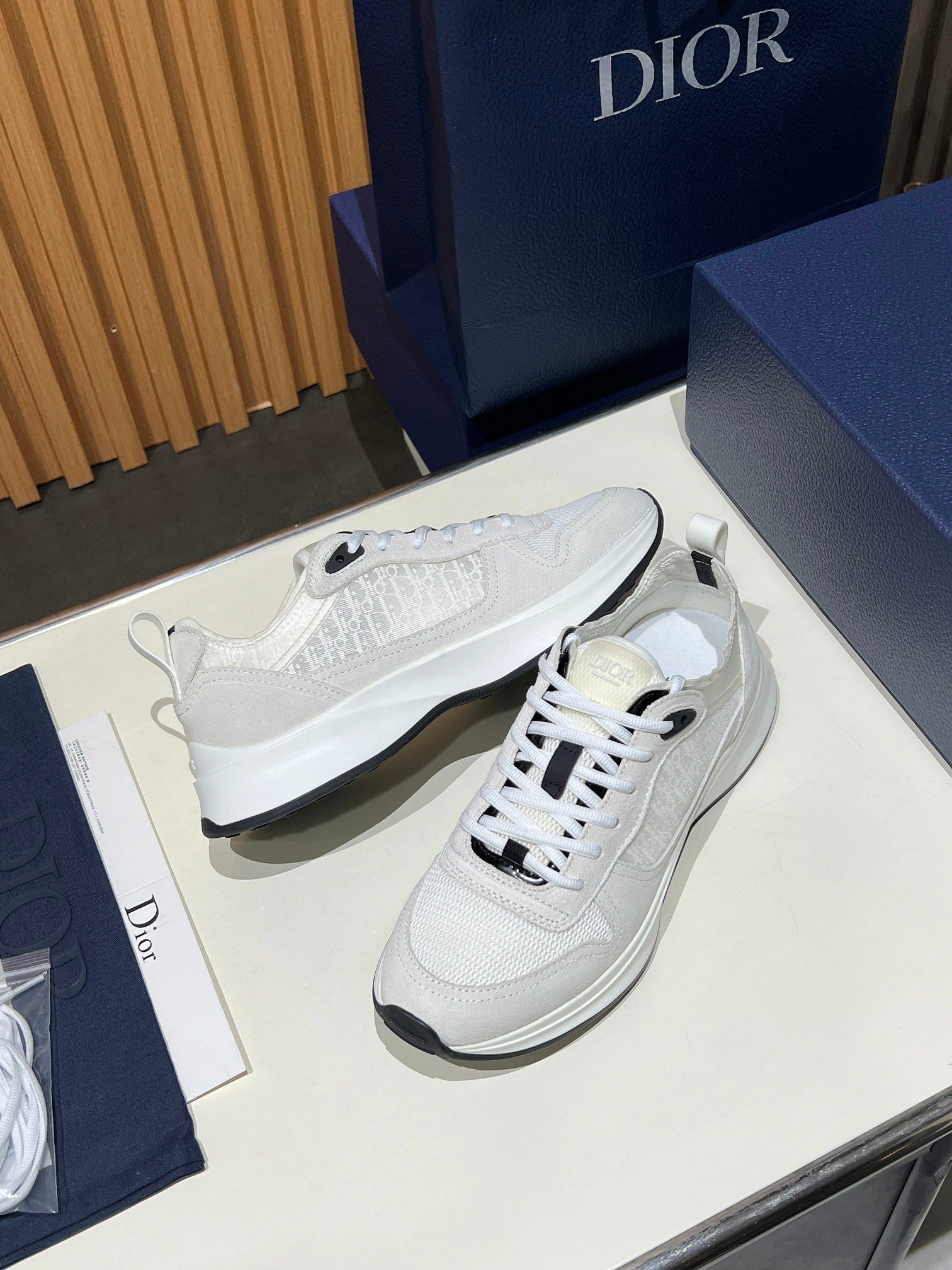 Dior B25 White Suede - immagine 6
